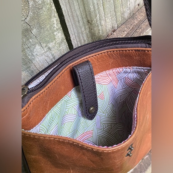 The Sak Pax Leather Snakeskin Patterned Crossbody Bag​​ - Picture 6 of 7